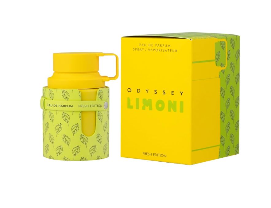 Odyssey Limoni – Eau de Parfum 100ml | Fresh Lemon, Citrus & Clean Summer Scent | Unisex