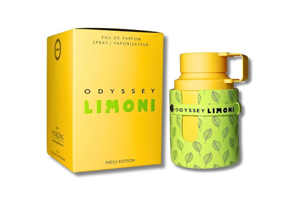 Odyssey Limoni – Eau de Parfum 100ml | Fresh Lemon, Citrus & Clean Summer Scent | Unisex