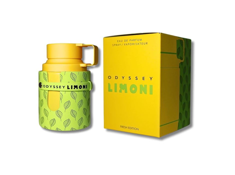 Odyssey Limoni – Eau de Parfum 100ml | Fresh Lemon, Citrus & Clean Summer Scent | Unisex