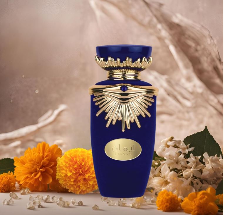 Lattafa Emaan Eau de Parfum – For Women – Oriental Floral & Amber Scent – Long-Lasting Luxury Perfume 100ml