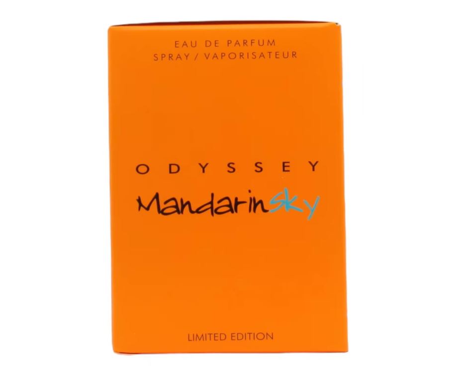 Odyssey Mandarin Sky Eau de Parfum – Limited Edition for Men – Fresh Citrus & Amber Scent – Long-Lasting EDP 100ml