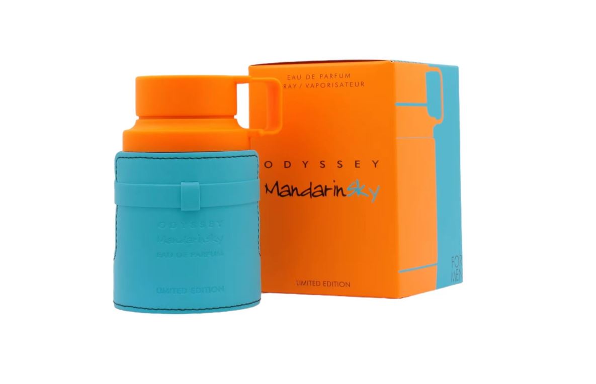 Odyssey Mandarin Sky Eau de Parfum – Limited Edition for Men – Fresh Citrus & Amber Scent – Long-Lasting EDP 100ml