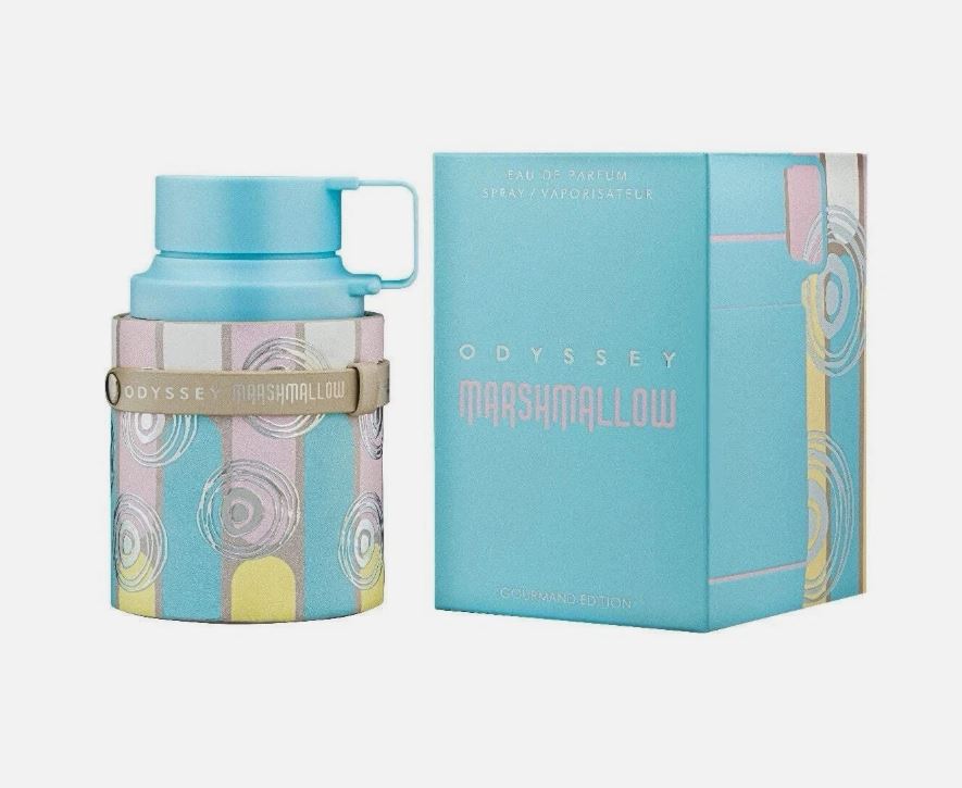 Odyssey Marshmallow – Eau de Parfum 100ml | Sweet Marshmallow, Vanilla & Soft Powdery Scent | Unisex